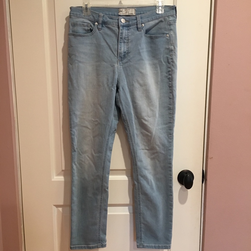 Free People Denim Leggings